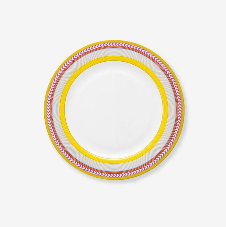 Sarı Porselen Yemek Tabağı 28 Cm Chique Collection by Pip Studio