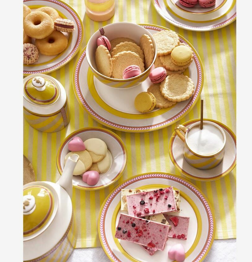 Sarı Porselen Yemek Tabağı 28 Cm Chique Collection by Pip Studio