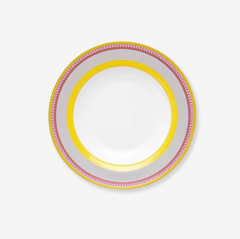 Sarı Porselen Yemek Tabağı 23,5 Cm Chique Collection by Pip Studio