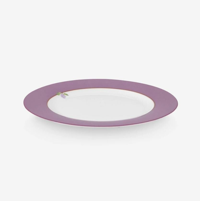 Mor Porselen Kahvaltı Tabağı 21 Cm Lily & Lotus Collection by Pip Studio