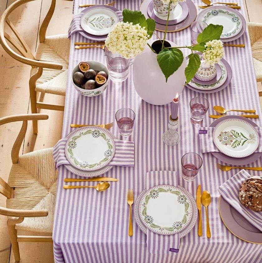 Beyaz Porselen Kahvaltı Tabağı 21 Cm Lily & Lotus Collection by Pip Studio