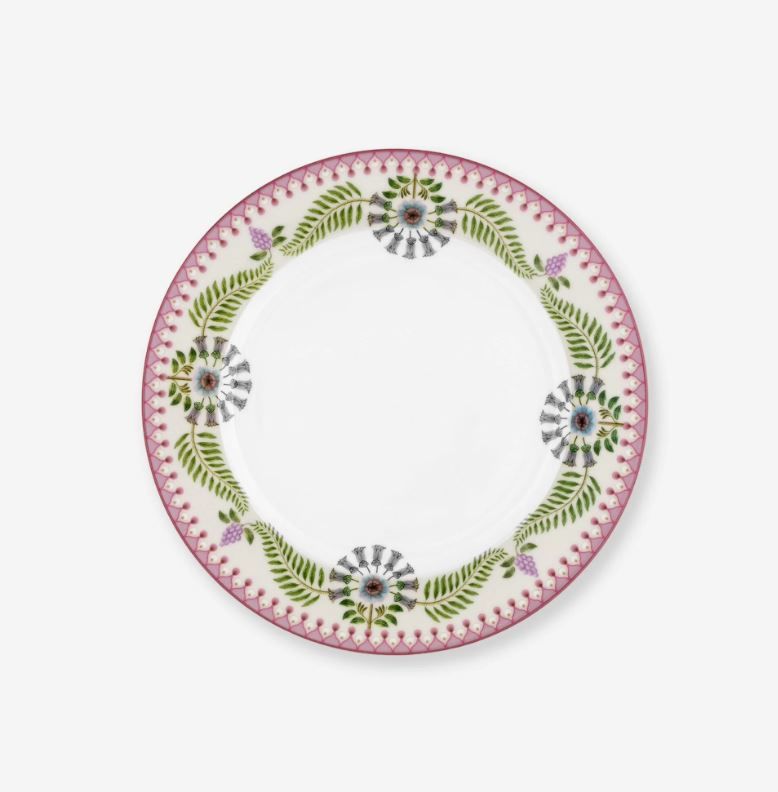 Beyaz Porselen Kahvaltı Tabağı 23 Cm Lily & Lotus Collection by Pip Studio