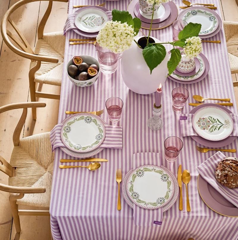 Beyaz Porselen Kahvaltı Tabağı 23 Cm Lily & Lotus Collection by Pip Studio