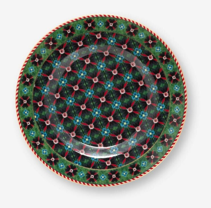 Yeşil Porselen Petit Four Tabağı 12 Cm Berry Blues Collection by Pip Studio