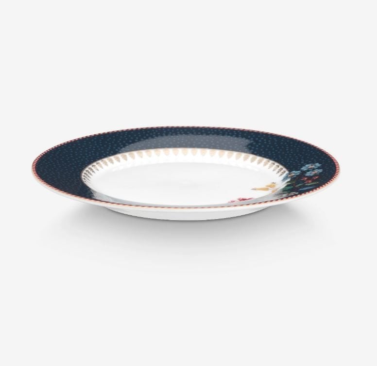Mavi Porselen Pasta Tabağı 17 Cm Berry Blues Collection by Pip Studio