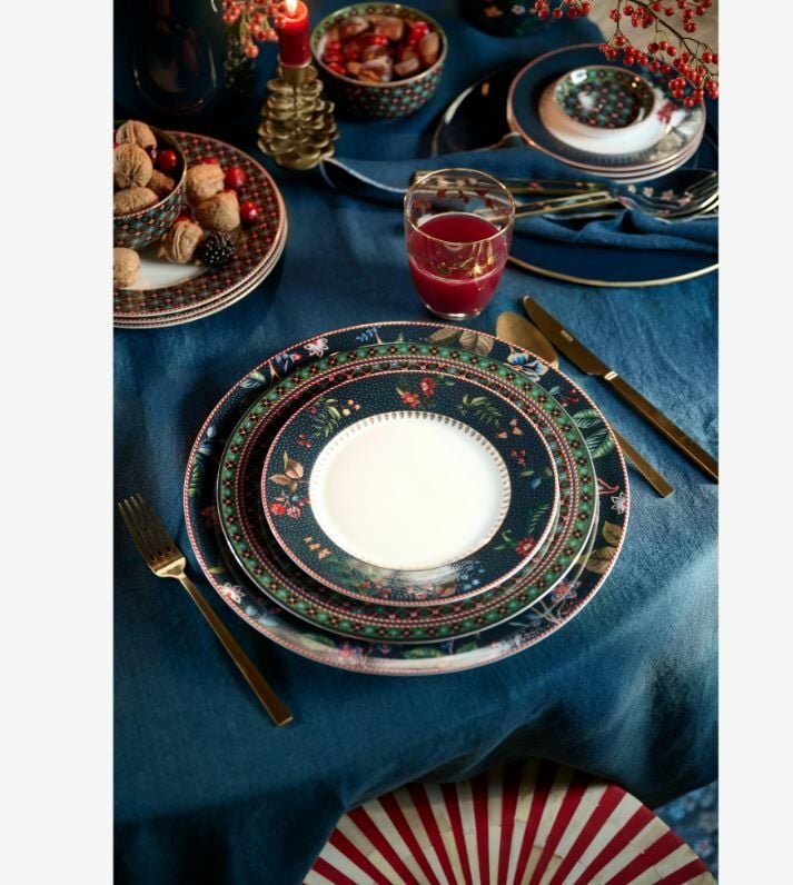 Mavi Porselen Kahvaltı Tabağı 21 Cm Berry Blues Collection by Pip Studio