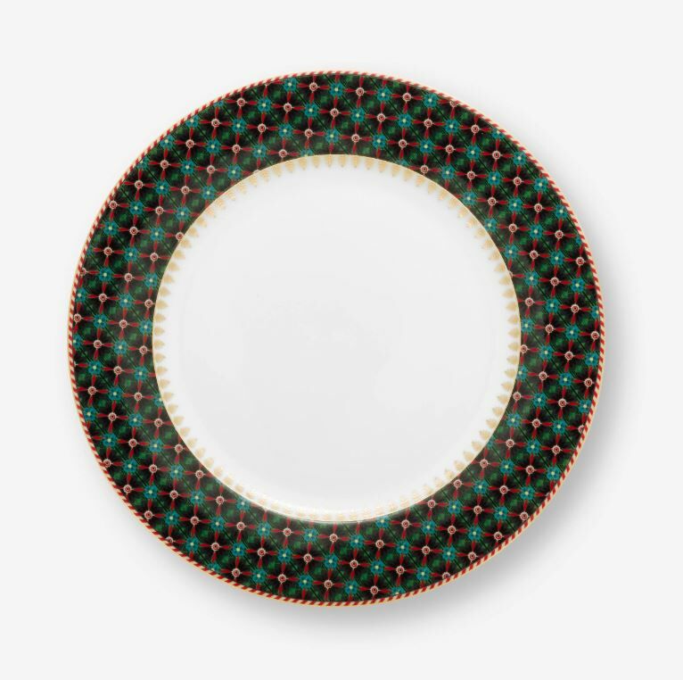 Yeşil Porselen Kahvaltı Tabağı 23 Cm Berry Blues Collection by Pip Studio