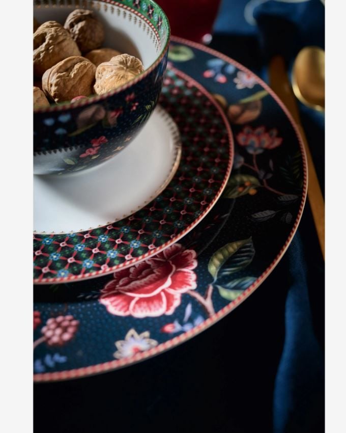 Yeşil Porselen Kahvaltı Tabağı 23 Cm Berry Blues Collection by Pip Studio