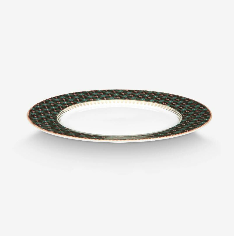 Yeşil Porselen Kahvaltı Tabağı 23 Cm Berry Blues Collection by Pip Studio