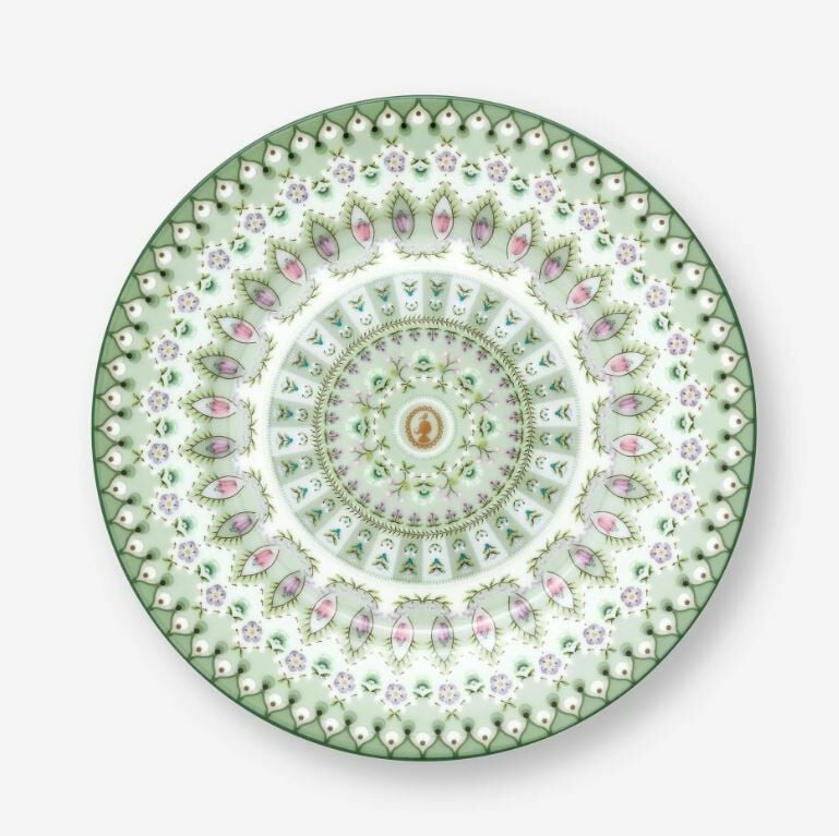 Yeşil Porselen Pasta Tabağı 17 Cm Lily & Lotus Collection by Pip Studio