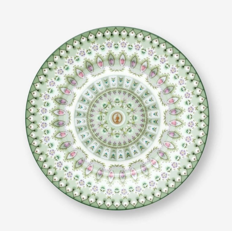 Yeşil Porselen Pasta Tabağı 17 Cm Lily & Lotus Collection by Pip Studio