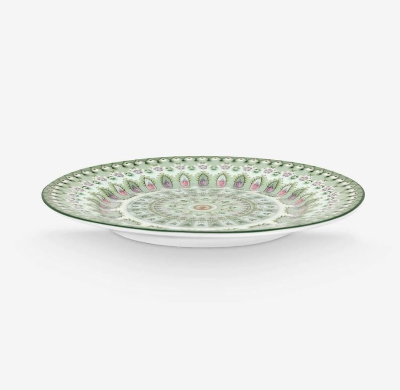 Yeşil Porselen Pasta Tabağı 17 Cm Lily & Lotus Collection by Pip Studio
