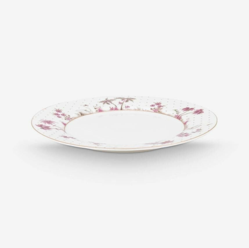 Beyaz Porselen Kahvaltı Tabağı 21 Cm Jolie Collection by Pip Studio