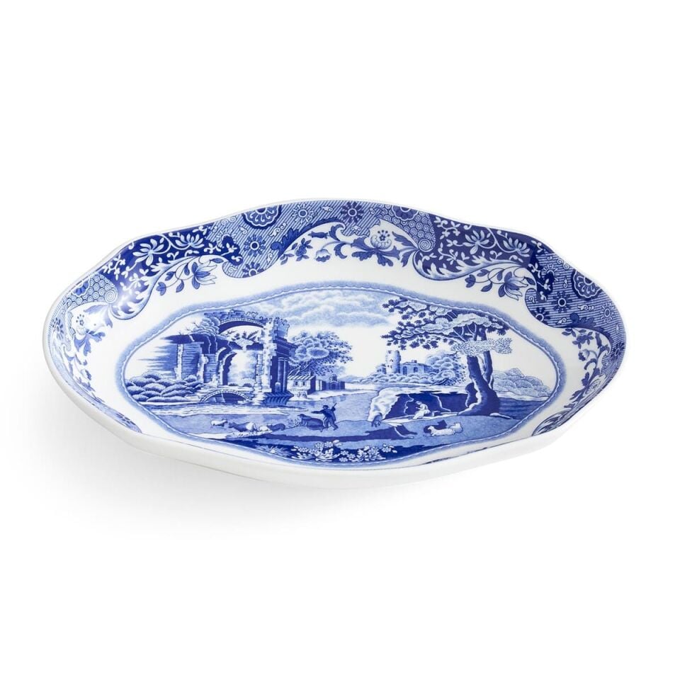 BLUE ITALIAN OVAL SERVİS 22CM