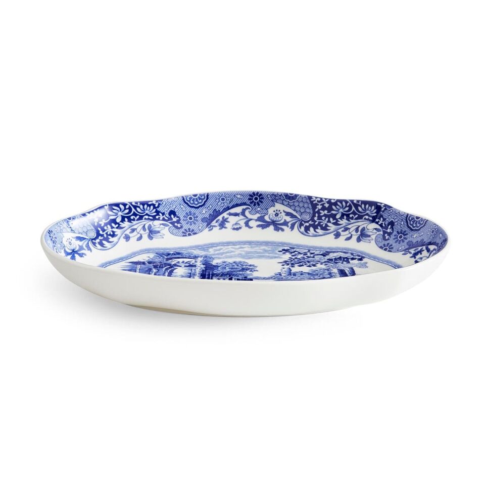 BLUE ITALIAN OVAL SERVİS 22CM