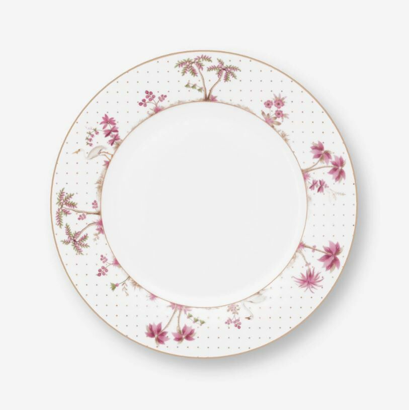 Beyaz Porselen Yemek Tabağı 26,5 Cm Jolie Collection by Pip Studio