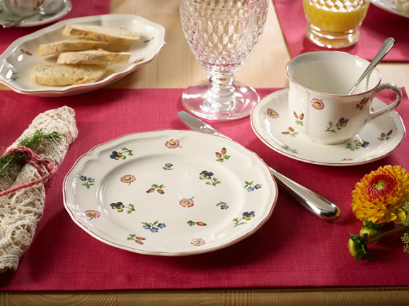VILLEROY AND BOCH Petite Fleur Çiçek Desenli Ekmek Tabağı