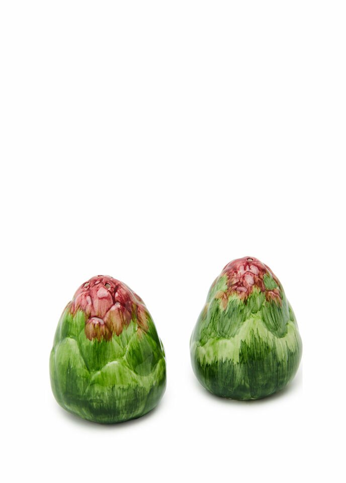 TUZLUK & BİBERLİK ENGİNAR FORMLU 10 x 7 cm
