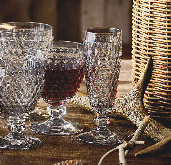 Villeroy & Boch Boston Colour Gri Kristal Şampanya Kadehi
