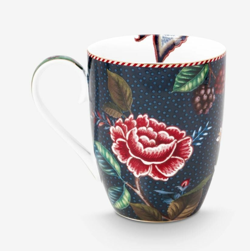 Mavi Porselen Kupa Seti 350 Ml Berry Blues Collection by Pip Studio