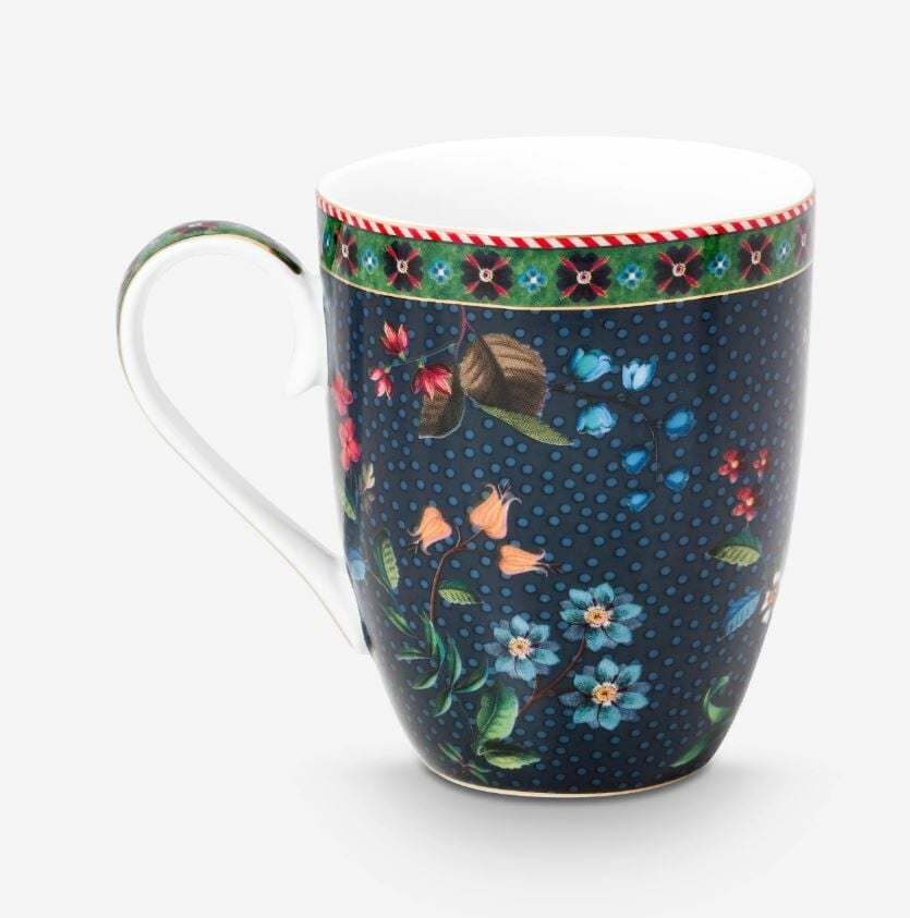 Mavi Porselen Kupa Seti 350 Ml Berry Blues Collection by Pip Studio