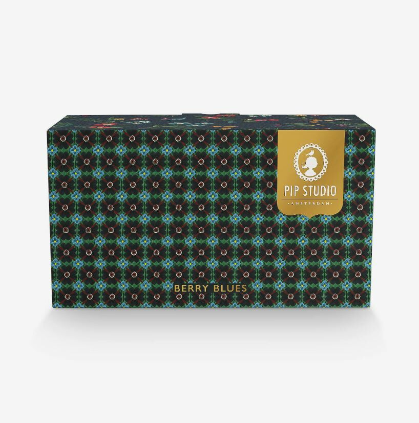 Mavi Porselen Kupa Seti 350 Ml Berry Blues Collection by Pip Studio