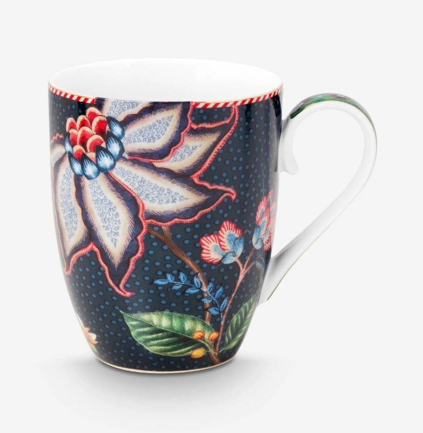 Mavi Porselen Kupa Seti 350 Ml Berry Blues Collection by Pip Studio