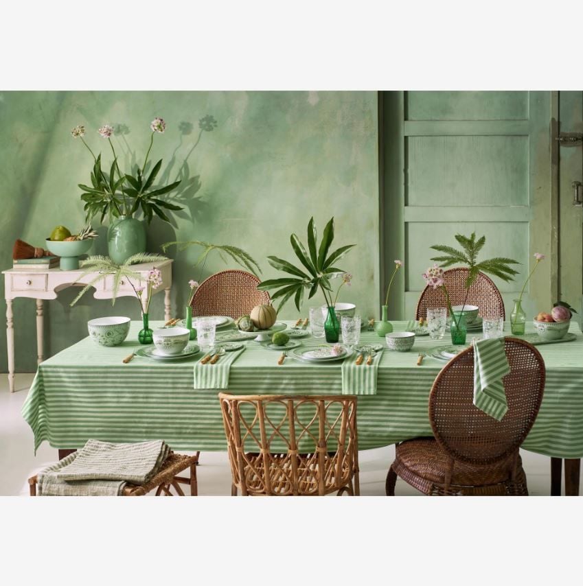 Yeşil Porselen Kupa 350 Ml Lily & Lotus Collection by Pip Studio