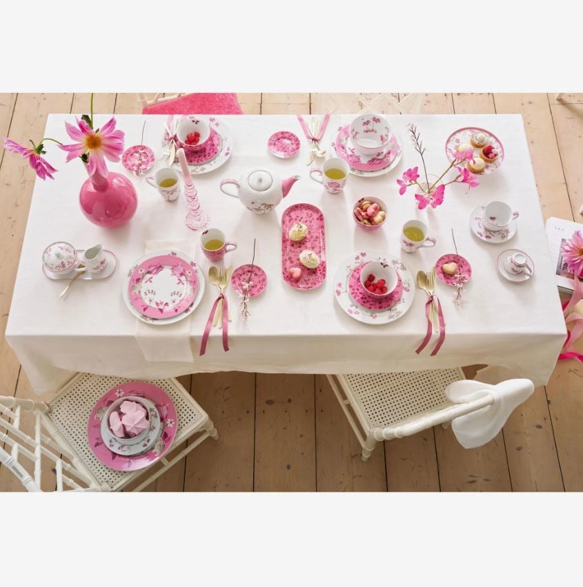 Beyaz Porselen Kupa Seti 450 Ml Jolie Collection by Pip Studio