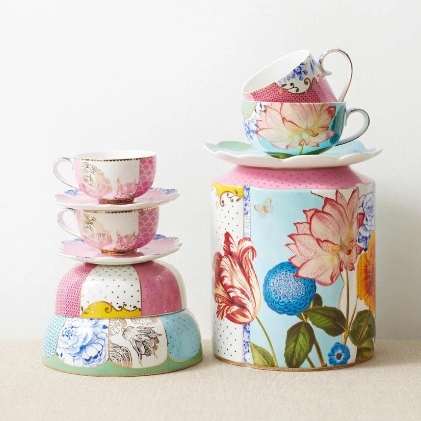 Pembe Porselen Kase 12,5 Cm Royal Collection by Pip Studio