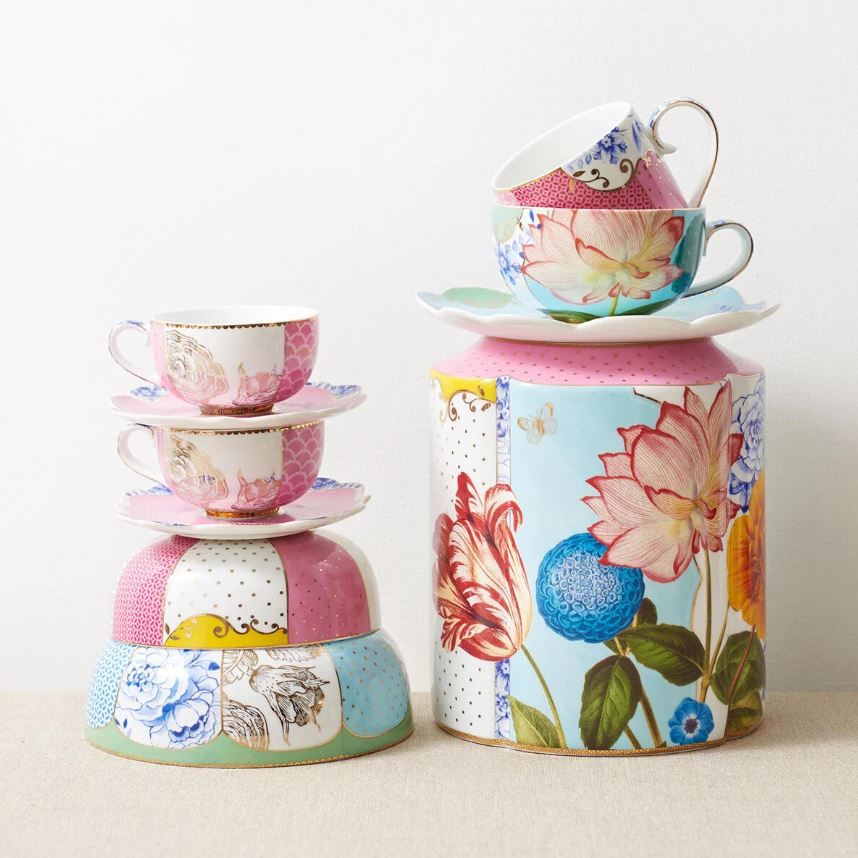 Pembe Porselen Kase 12,5 Cm Royal Collection by Pip Studio