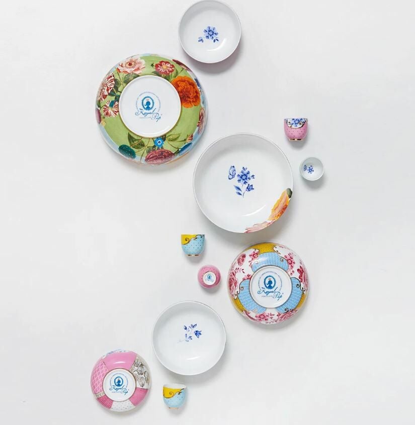 Pembe Porselen Kase 12,5 Cm Royal Collection by Pip Studio