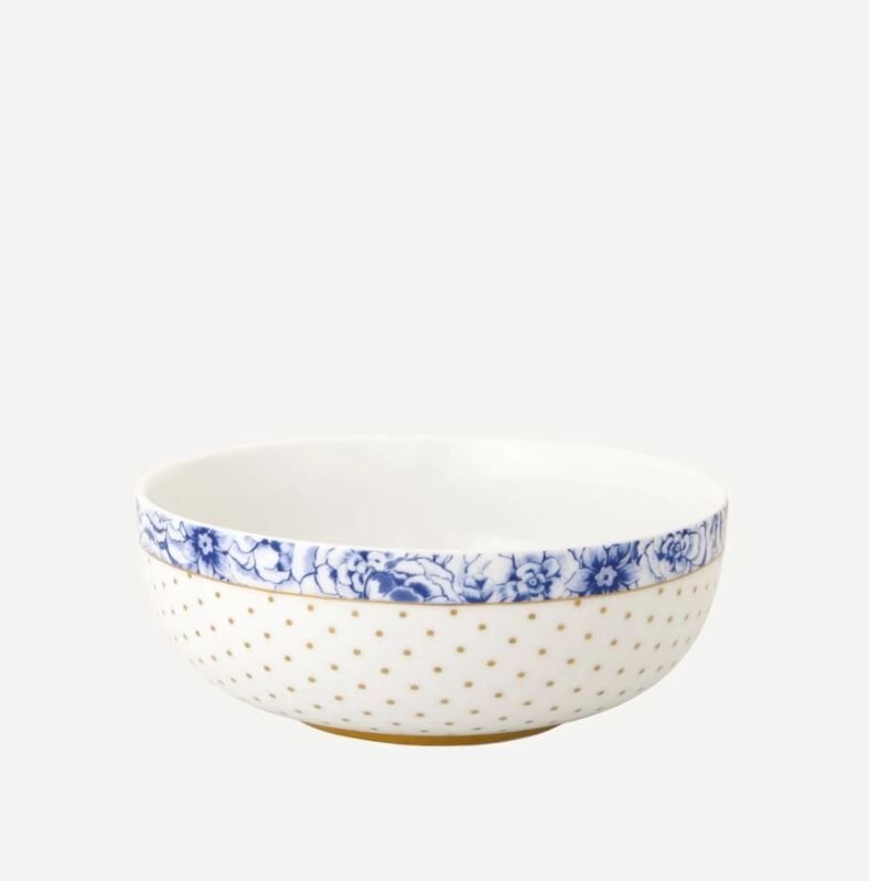 Mavi Beyaz Porselen Kase 15 Cm Royal White Collection by Pip Studio