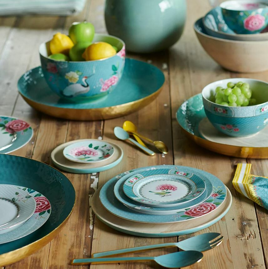 Mavi Porselen Kase 9,5 Cm Blushing Birds Collection by Pip Studio