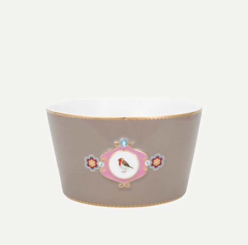 Haki Porselen Kase 15 Cm Love Birds Collection by Pip Studio