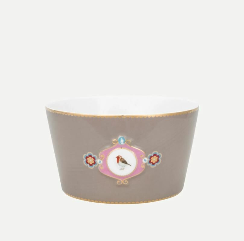 Haki Porselen Kase 15 Cm Love Birds Collection by Pip Studio