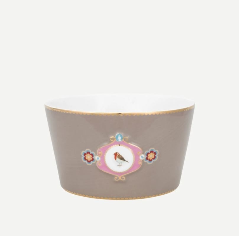 Haki Porselen Kase 15 Cm Love Birds Collection by Pip Studio