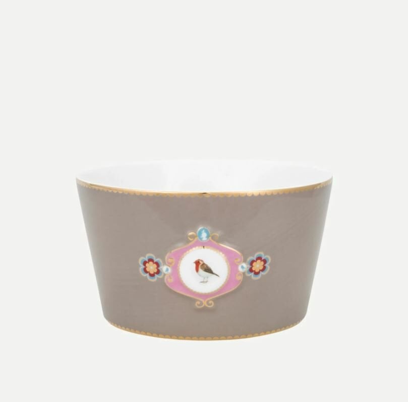 Haki Porselen Kase 15 Cm Love Birds Collection by Pip Studio