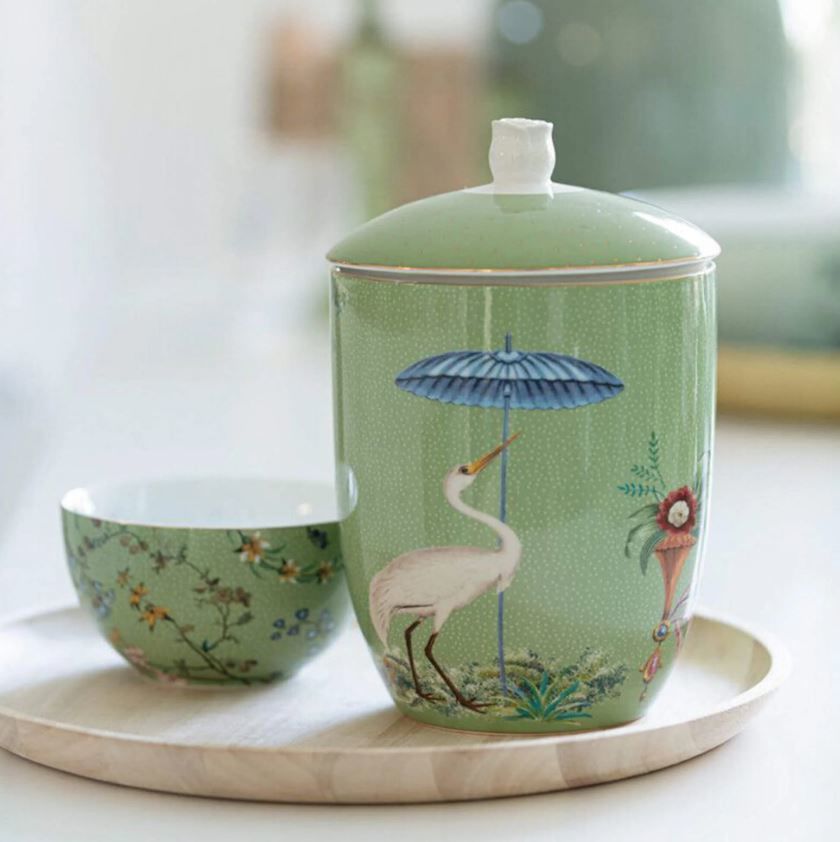 Yeşil Porselen Kase 12 Cm Jolie Collection by Pip Studio