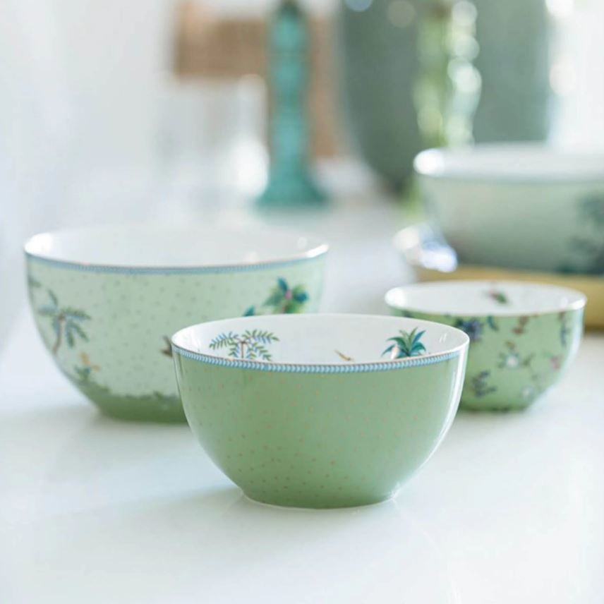 Yeşil Porselen Kase 12 Cm Jolie Collection by Pip Studio