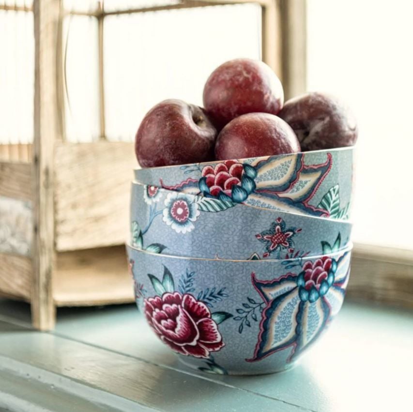 Mavi Porselen Kase 15 Cm Flower Festival Collection by Pip Studio