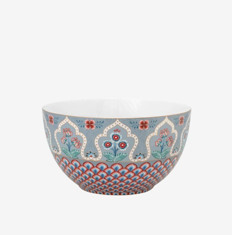 Mavi Porselen Kase 18 Cm Flower Festival Collection by Pip Studio