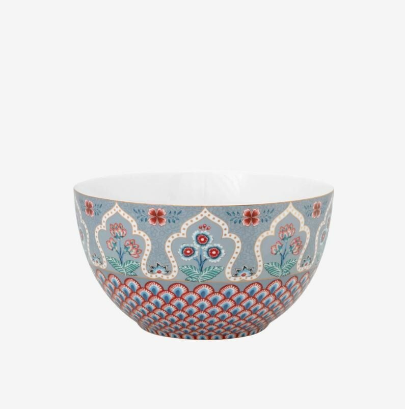 Mavi Porselen Kase 18 Cm Flower Festival Collection by Pip Studio