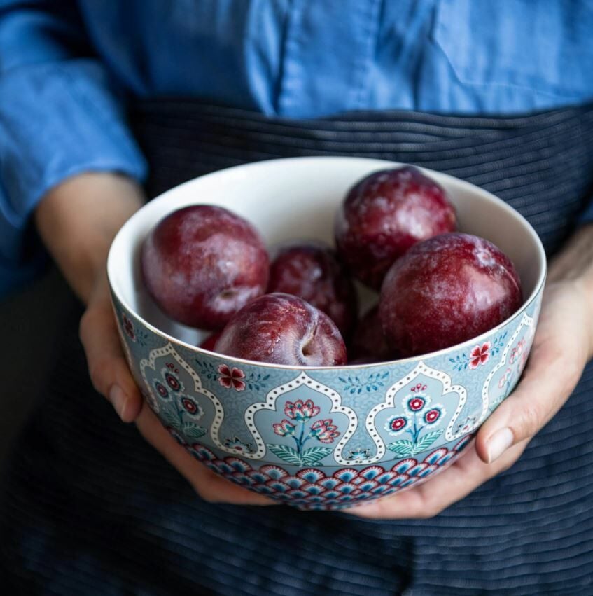 Mavi Porselen Kase 18 Cm Flower Festival Collection by Pip Studio