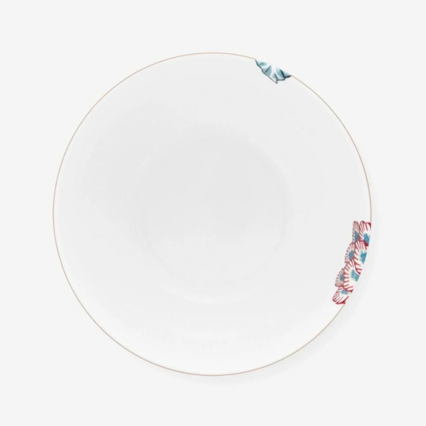 Kırmızı Porselen Kase 15 Cm Flower Festival Collection by Pip Studio