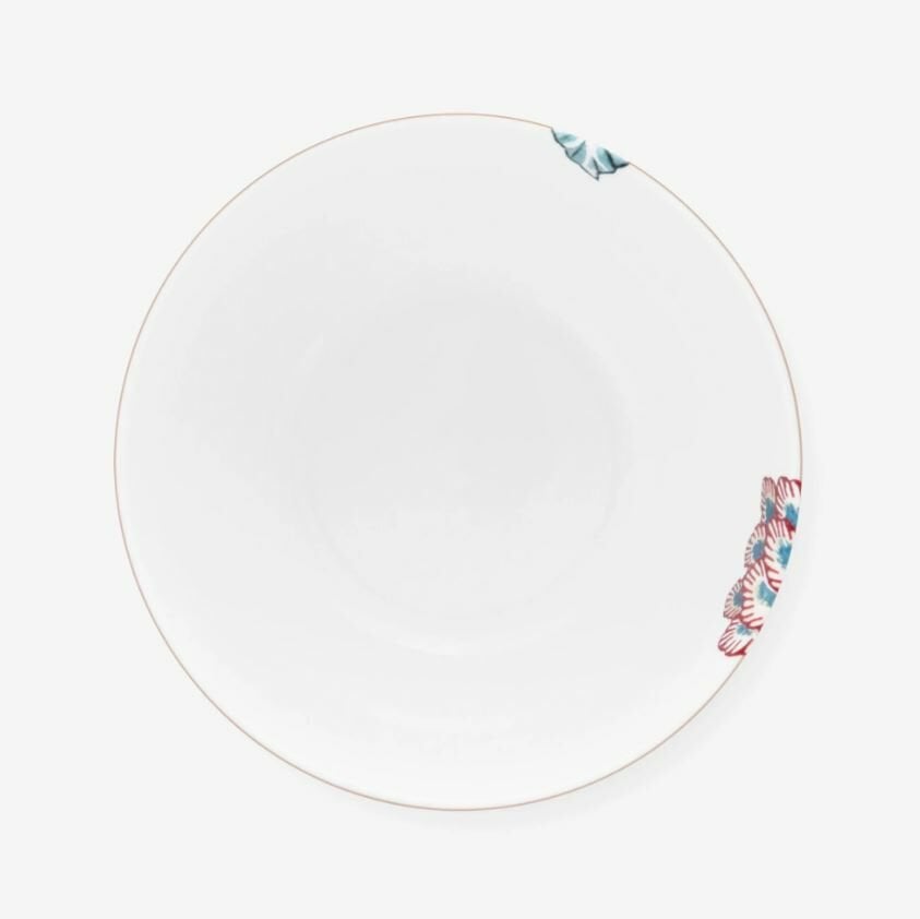 Kırmızı Porselen Kase 15 Cm Flower Festival Collection by Pip Studio