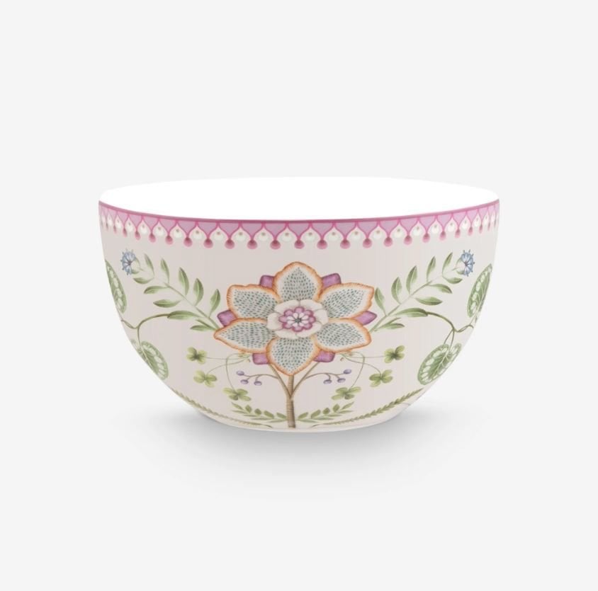 Mor Porselen Kase 18 Cm Lily & Lotus Collection by Pip Studio