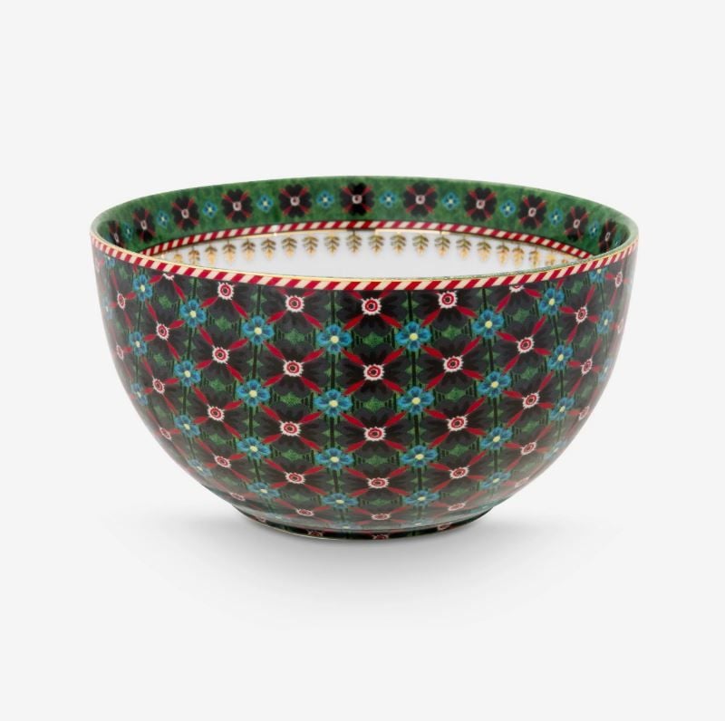 Yeşil Porselen Kase 12 Cm Berry Blues Collection by Pip Studio