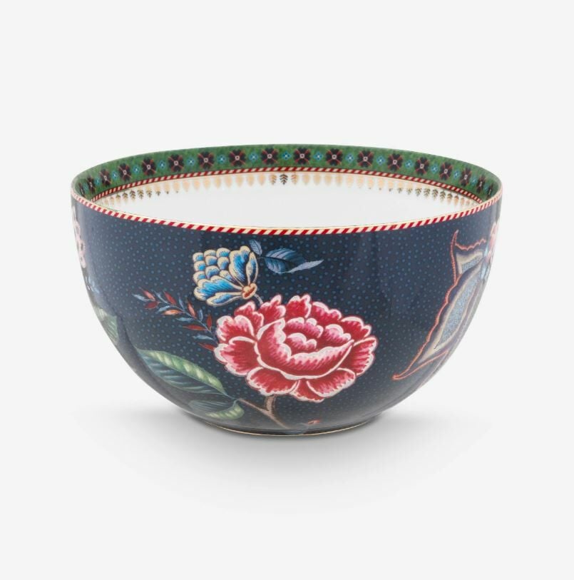 Mavi Porselen Kase 18 Cm Berry Blues Collection by Pip Studio