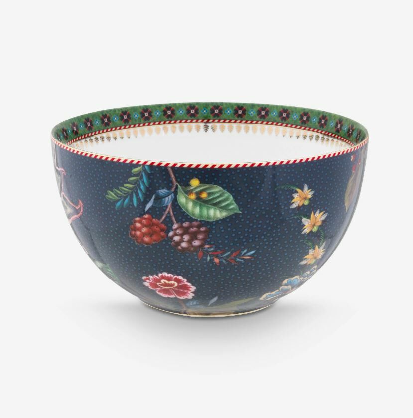 Mavi Porselen Kase 18 Cm Berry Blues Collection by Pip Studio